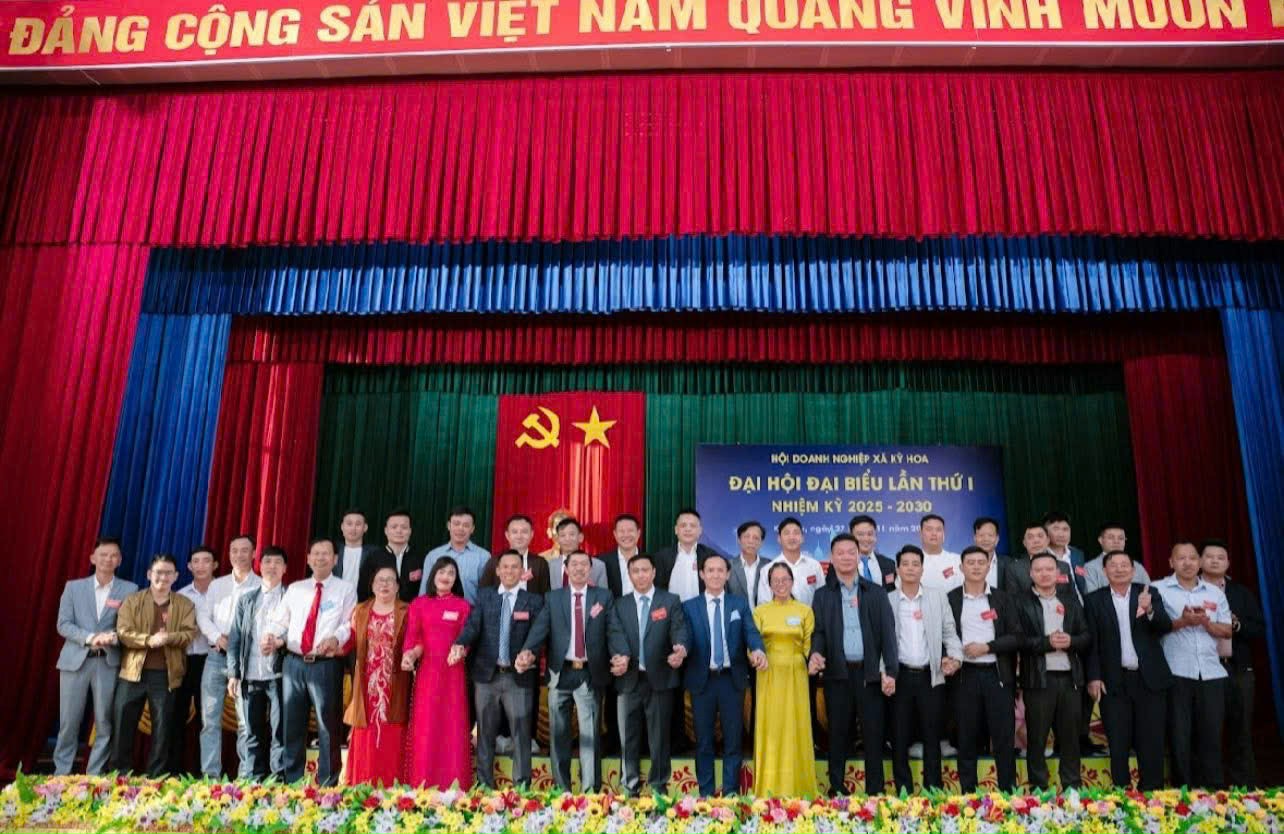 Hội doanh nghiệp xã Kỳ Hoa tổ chức Đại hội đại biểu lần thứ I, nhiệm kỳ 2025-2030