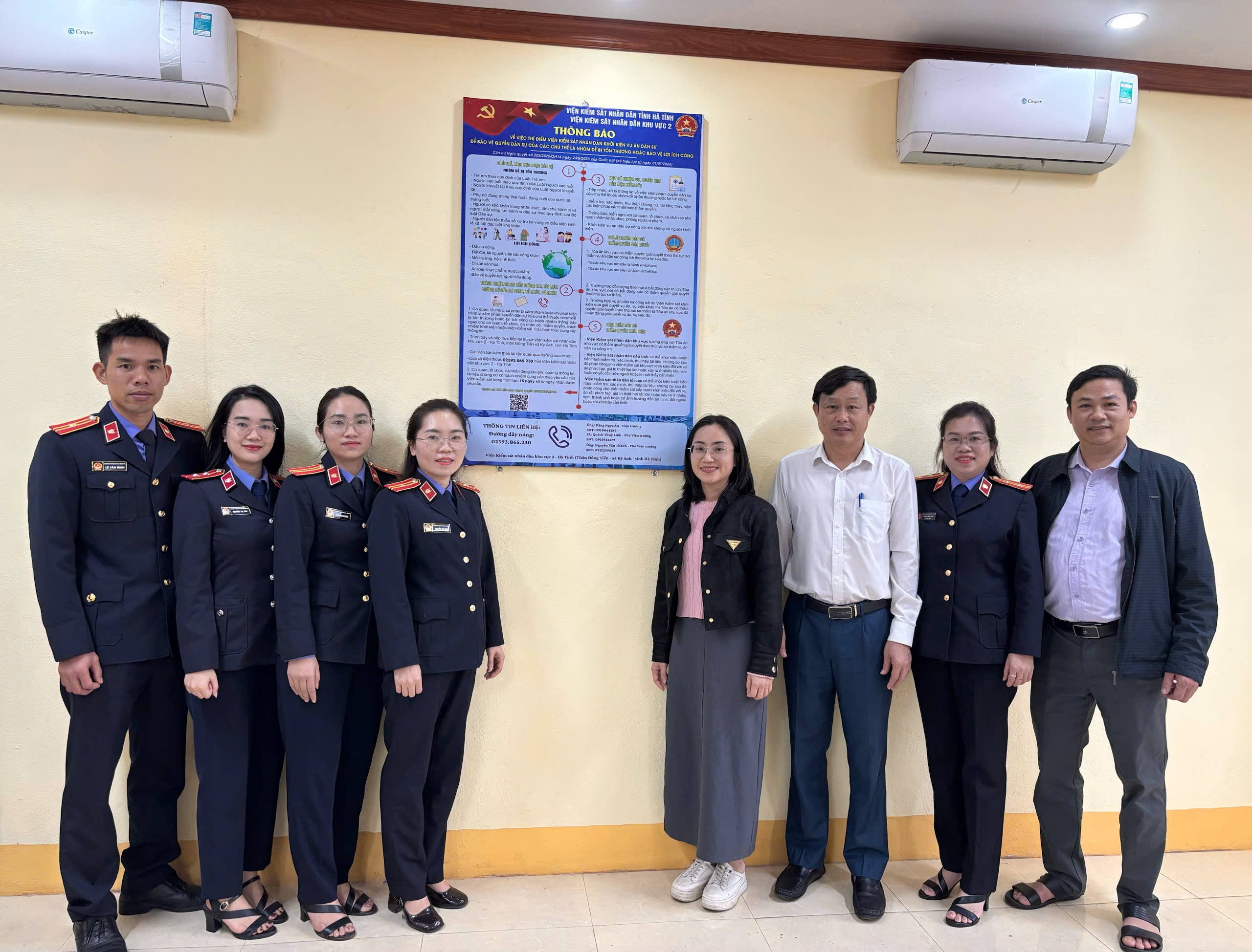 Viện Kiểm Sát Nhân dân khu vực 2 – Hà Tĩnh phối hợp UBND Xã Kỳ Hoa tăng cường tuyên truyền Nghị quyết số 205/2025/QH15 của Quốc hội