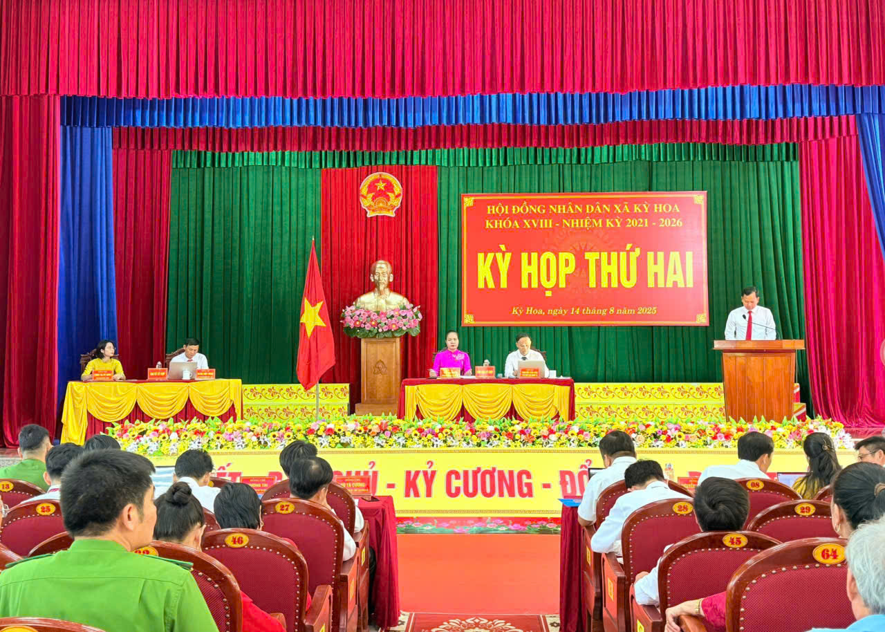 Kỳ họp thứ 2 – HĐND xã Kỳ Hoa đã thông qua nhiều nghị quyết quan trọng