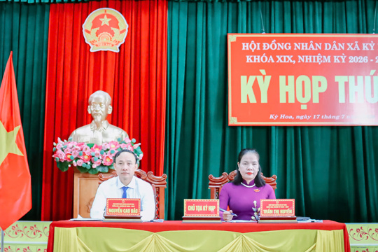 HĐND xã Kỳ Hoa tổ chức thành công kỳ họp thường lệ giữa năm 2026, xem xét nhiều nội dung quan trọng