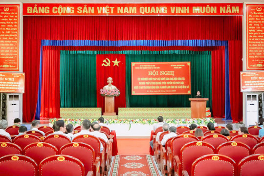 Xã Kỳ Hoa nâng cao kiến thức pháp luật, kỹ năng trợ giúp pháp lý cho lực lượng nòng cốt ở cơ sở