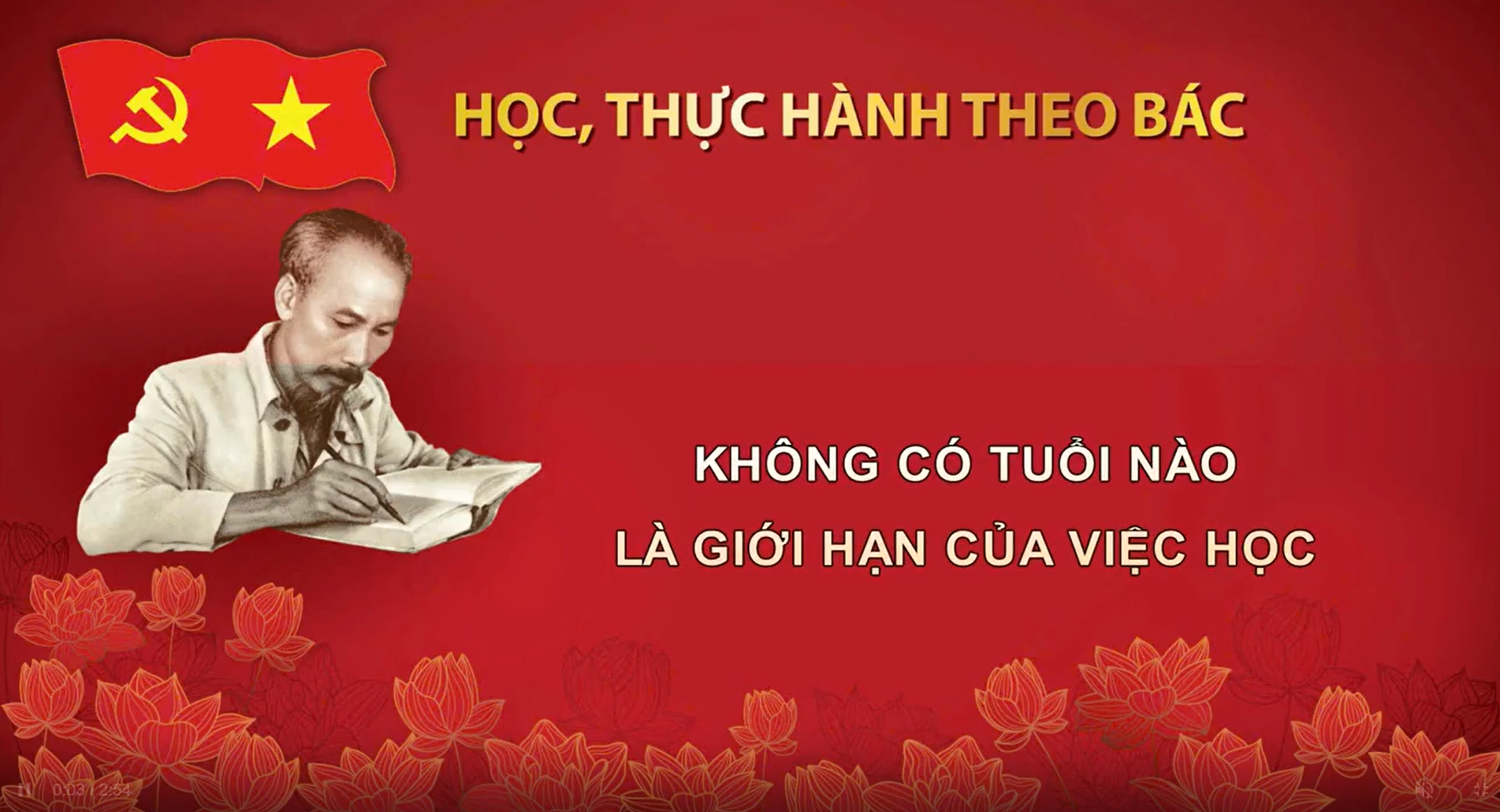 Video: Học, thực hành theo Bác: Không có tuổi nào là giới hạn của việc học