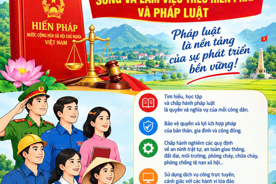 Xã Kỳ Hoa tích cực hưởng ứng Ngày Pháp luật Việt Nam năm 2026