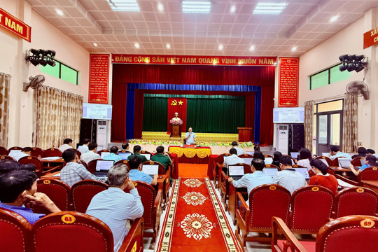 Kỳ Hoa họp bổ cứu, đẩy nhanh tiến độ hoàn thiện cơ sở dữ liệu đất đai