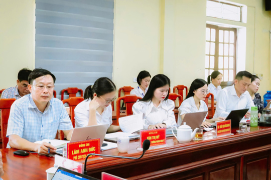 Xã Kỳ Hoa triển khai phương án sắp xếp các cơ sở giáo dục và góp ý dự thảo đề án sắp xếp các cơ sở giáo dục công lập