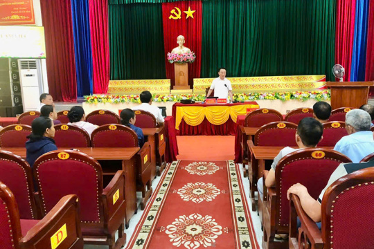 Tập trung hoàn thiện hồ sơ trình UBND tỉnh xem xét chuyển đất của Công ty TNHH MTV Cao su Hà Tĩnh cho xã quản lý