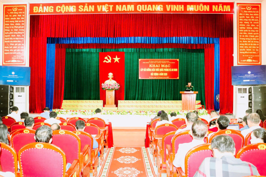 Xã Kỳ Hoa khai mạc lớp bồi dưỡng kiến thức quốc phòng và an ninh đối tượng 4 năm 2026