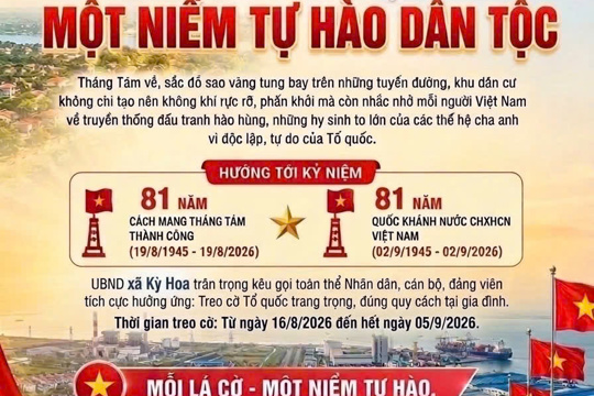 Mỗi lá cờ tổ quốc - Một niềm tự hào dân tộc 