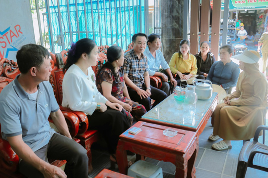 Lãnh đạo xã Kỳ Hoa kiểm tra công tác chuẩn bị Lễ đón nhận, truy điệu và an táng hài cốt liệt sĩ Nguyễn Văn Linh