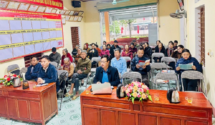 Xã kỳ hoa tổ chức truyền thông về trợ giúp pháp lý và tư vấn pháp luật cho nhân dân 