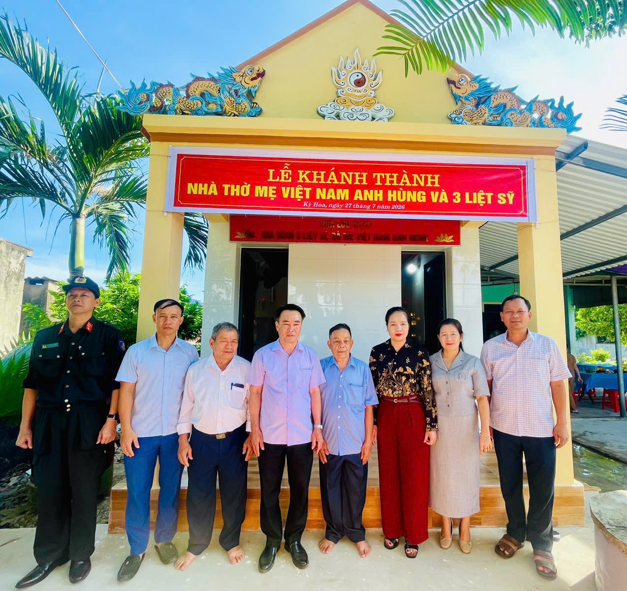 Hòa quyện ý Đảng - lòng dân trong công trình tri ân Mẹ VNAH Lê Thị Niềm